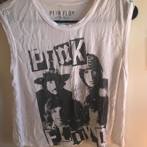 White Pink Floyd tank
